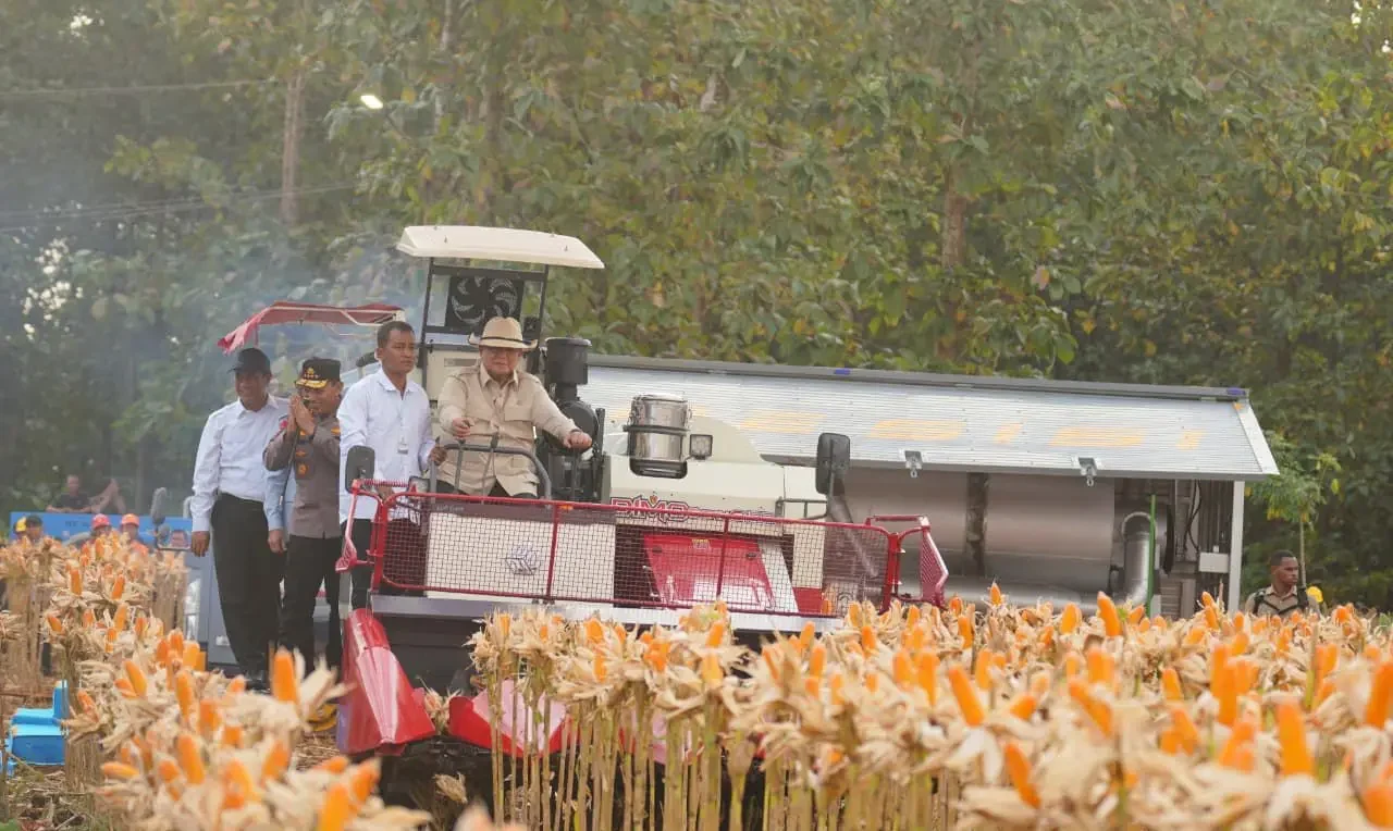 Panen Raya Jagung Polri